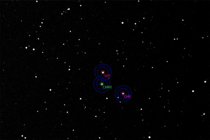 Mapka - V0958 Cep, JD 2458946.29530