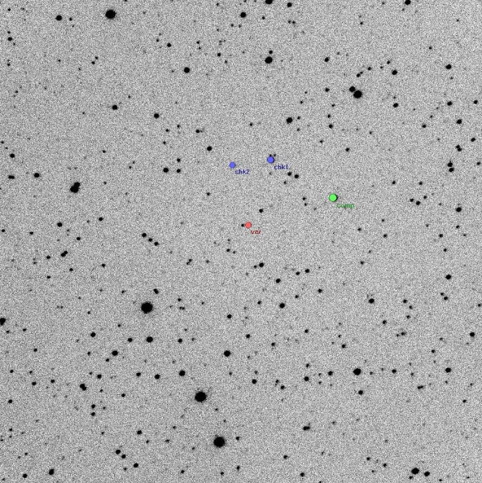 Mapka - V0574 Lyr, JD 2458946.47829