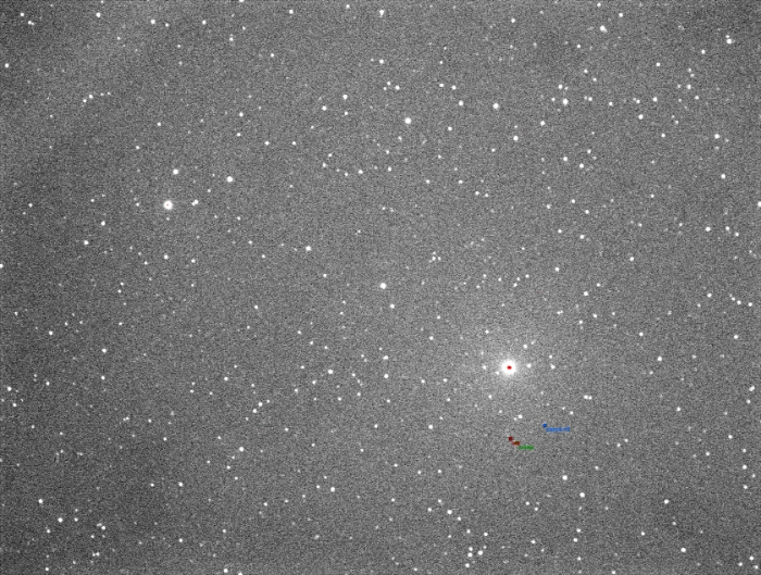 Mapka - V0607 Dra, JD 2459172.17252