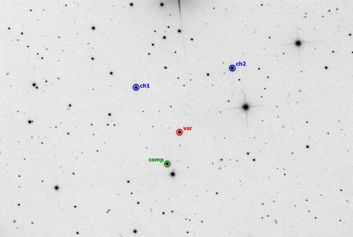 Mapka - PZ UMa, JD 2459210.36639