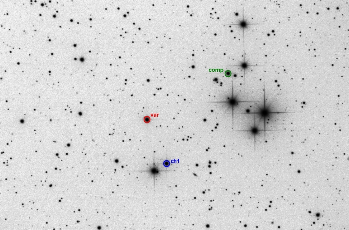 Mapka - V0523 And, JD 2459516.21554
