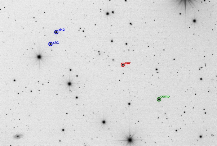 Mapka - V0342 UMa, JD 2459282.27943