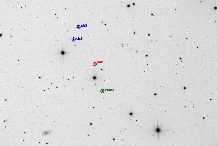 Mapka - V0343 UMa, JD 2459294.30841