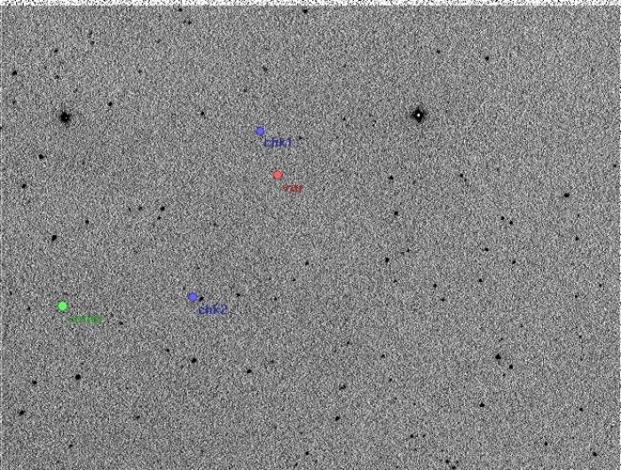 Mapka - V1100 Her, JD 2455075.29162