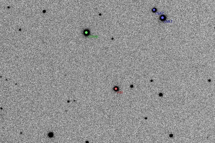 Mapka - XX Leo, JD 2454223.38154