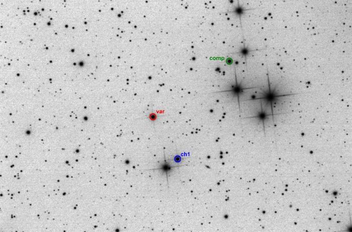 Mapka - V0523 And, JD 2459525.21198