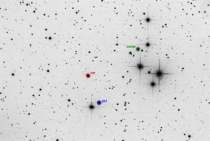 Mapka - V0523 And, JD 2459586.19846