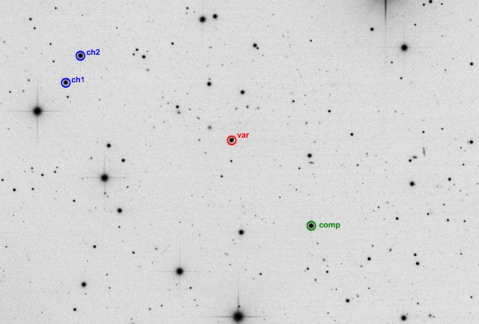 Mapka - V0342 UMa, JD 2459640.24630