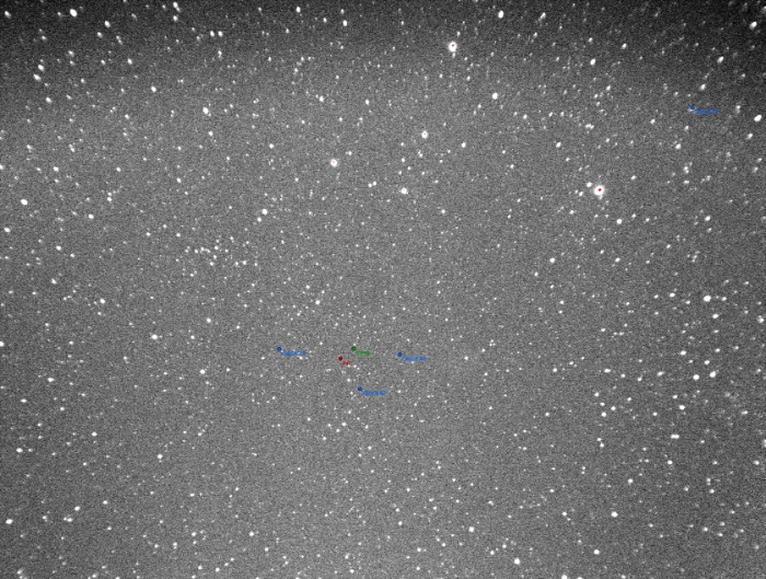 Mapka - V0781 Tau, JD 2459982.20416