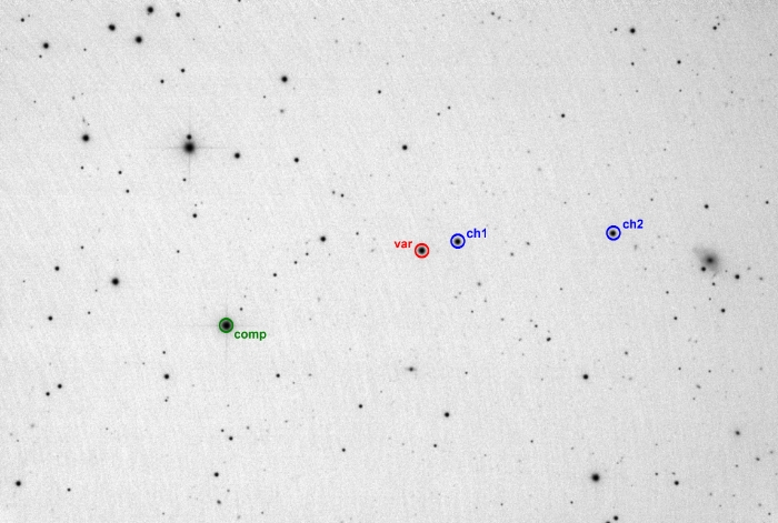 Mapka - LP UMa, JD 2460004.29307