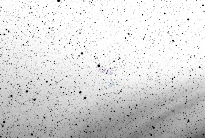 Mapka - RZ Dra, JD 2460090.36337