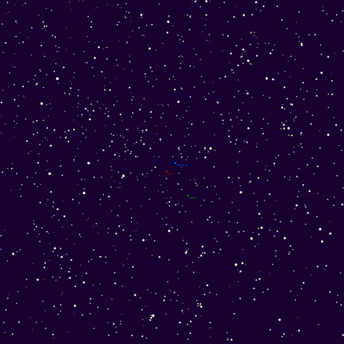 Mapka - EF Dra, JD 2460181.38556