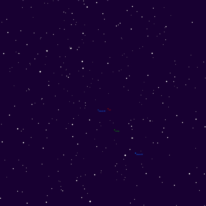 Mapka - CY Aqr, JD 2460197.52238