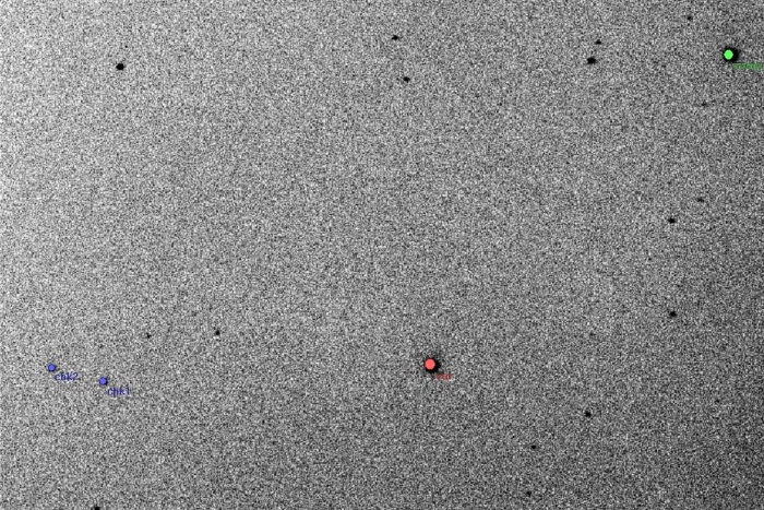 Mapka - V0471 Tau, JD 2455249.22495