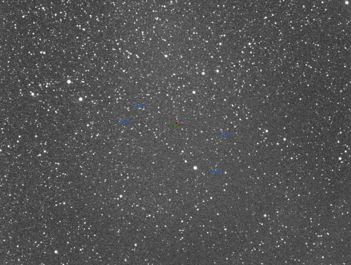 Mapka - V0456 Oph, JD 2460203.25393