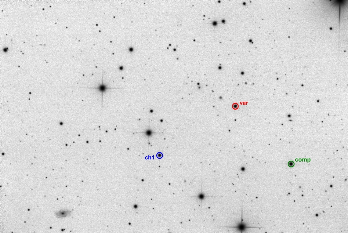 Mapka - V0342 UMa, JD 2460318.41689