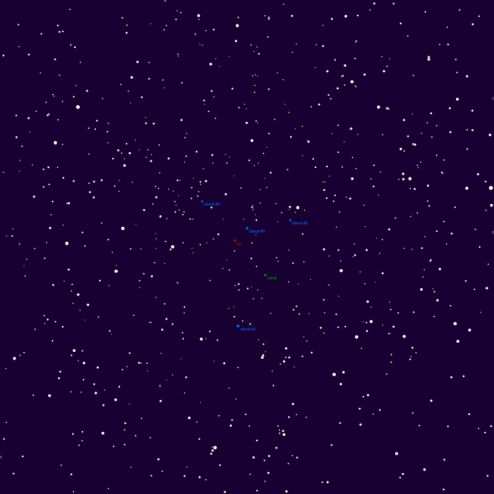 Mapka - EF Dra, JD 2460198.37647