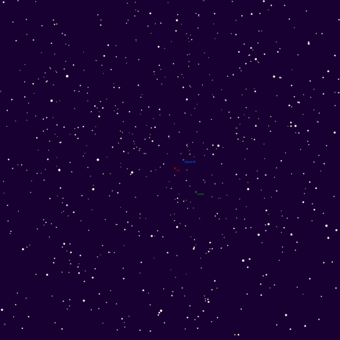 Mapka - EF Dra, JD 2460199.41786