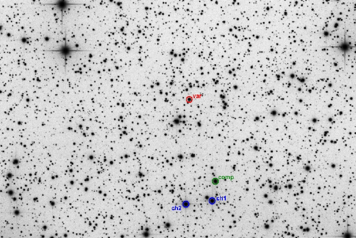 Mapka - V0567 Aur, JD 2460320.21908