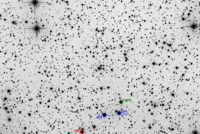 Mapka - V0845 Aur, JD 2460320.22048