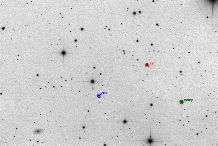 Mapka - V0342 UMa, JD 2460330.40737