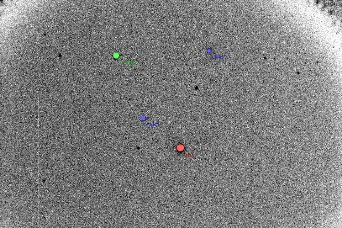 Mapka - UZ Leo, JD 2455257.47030