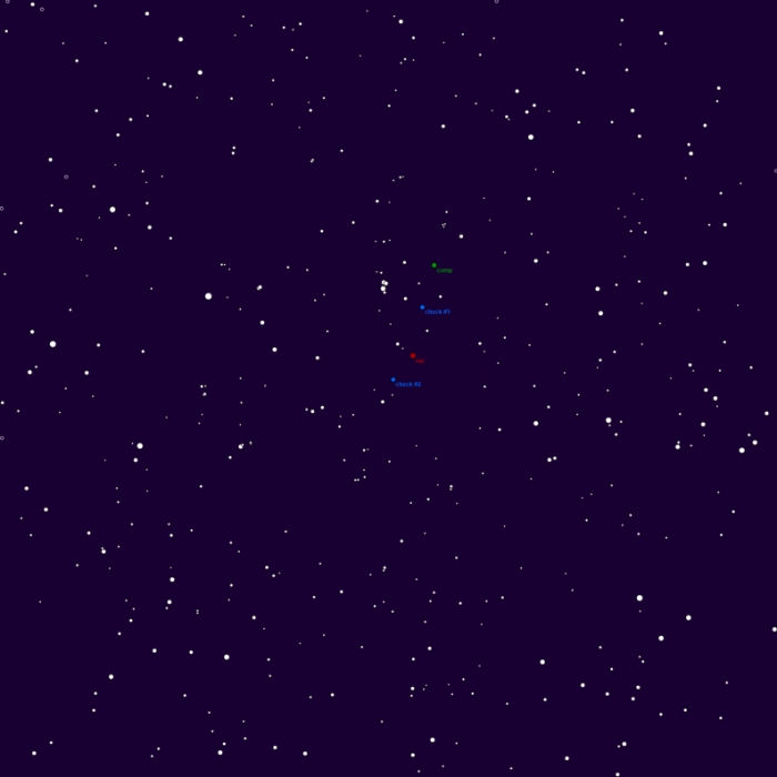 Mapka - VV UMa, JD 2460430.33737