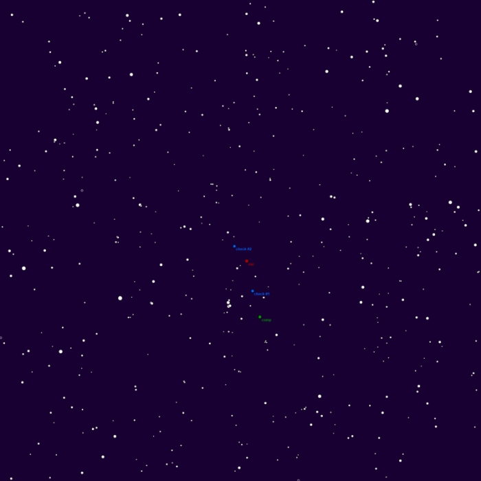 Mapka - VV UMa, JD 2460444.31997