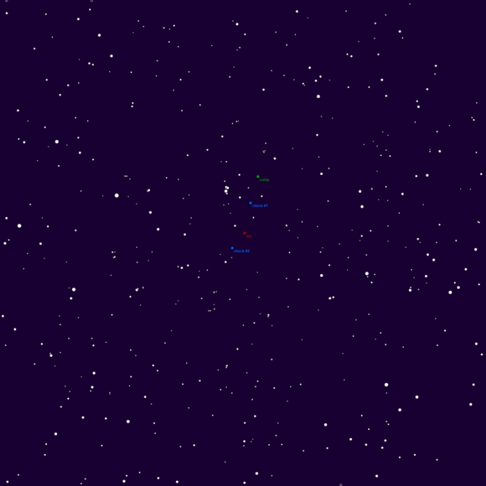 Mapka - VV UMa, JD 2460445.31373