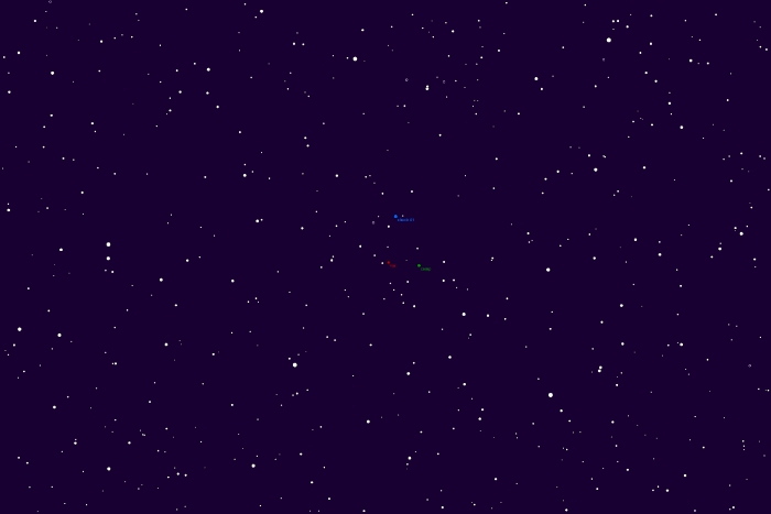 Mapka - BE Dra, JD 2460449.33325