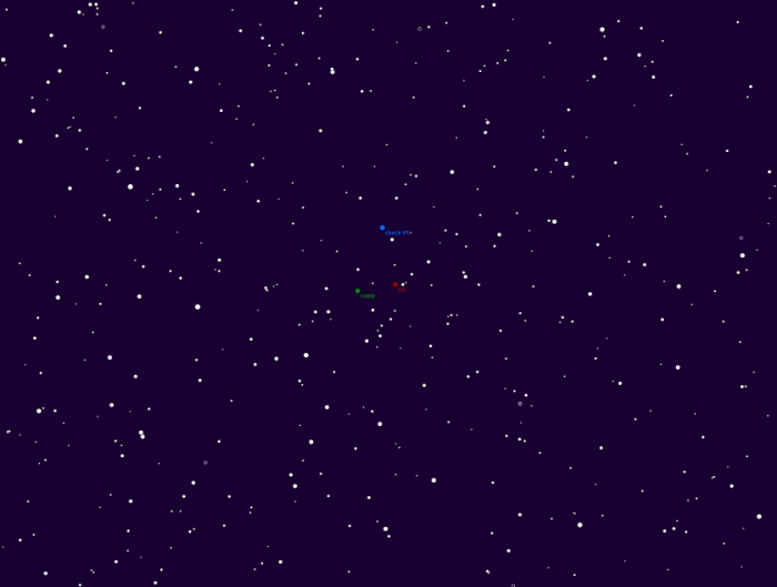 Mapka - BE Dra, JD 2460519.39160
