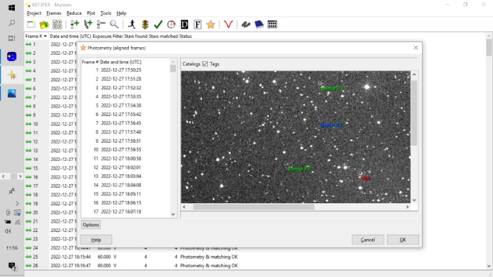 Mapka - V0873 Per, JD 2460266.27800