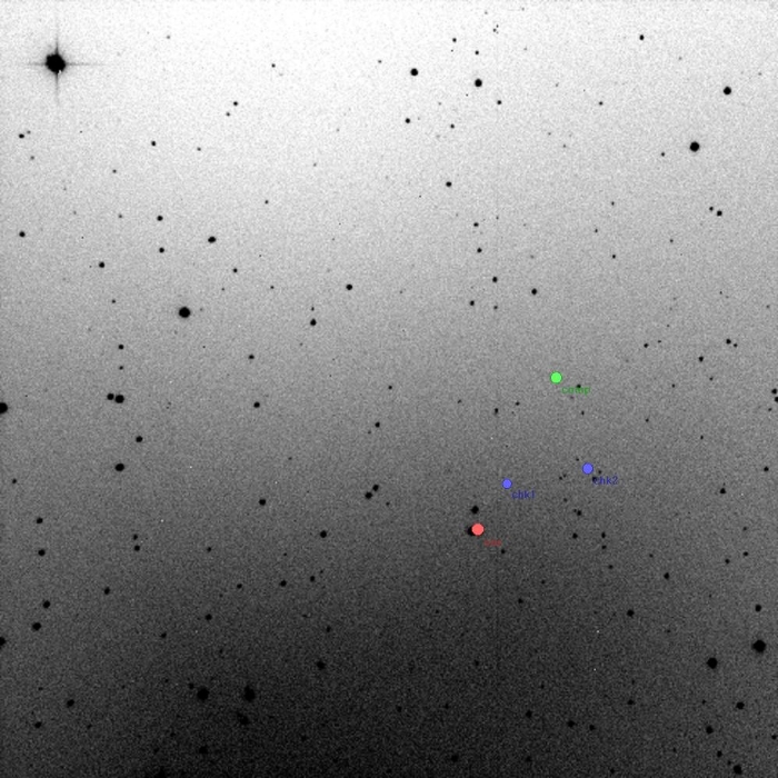 Mapka - GU Leo, JD 2455265.33462