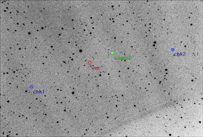 Mapka - AV CMi, JD 2455280.31926