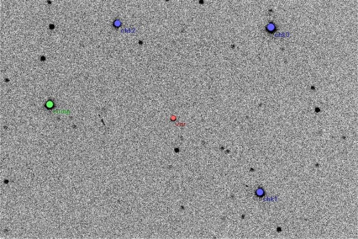 Mapka - AM CrB, JD 2455309.49095