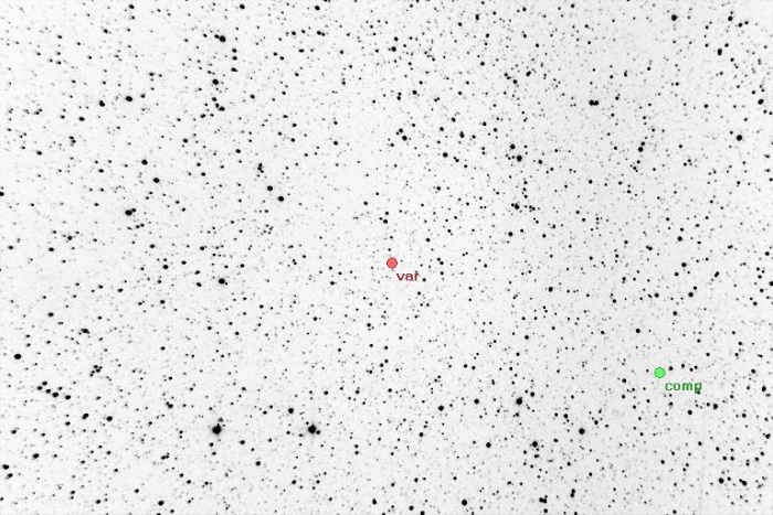 Mapka - CW Sge, JD 2455381.33772