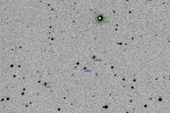 Mapka - GK Per, JD 2453297.45517