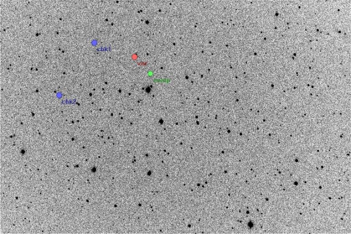 Mapka - V1066 Her, JD 2455431.38157