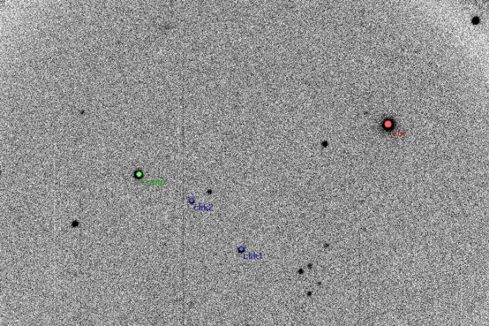 Mapka - V0407 Peg, JD 2455460.38190