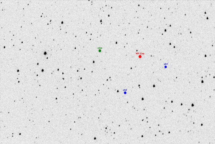 Mapka - WY Cep, JD 2455483.23043