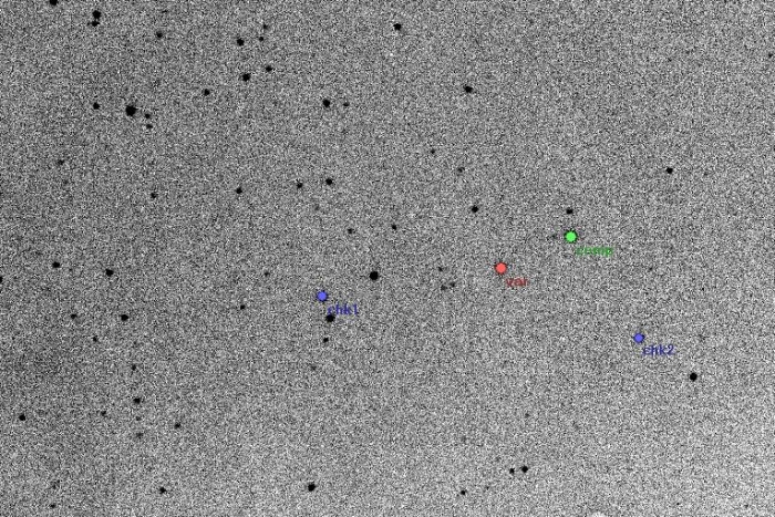 Mapka - XZ Leo, JD 2455534.58833