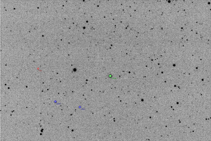 Mapka - V1333 Cas, JD 2455554.45046