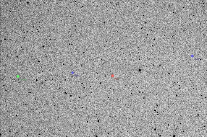 Mapka - YY CrB, JD 2454245.41897