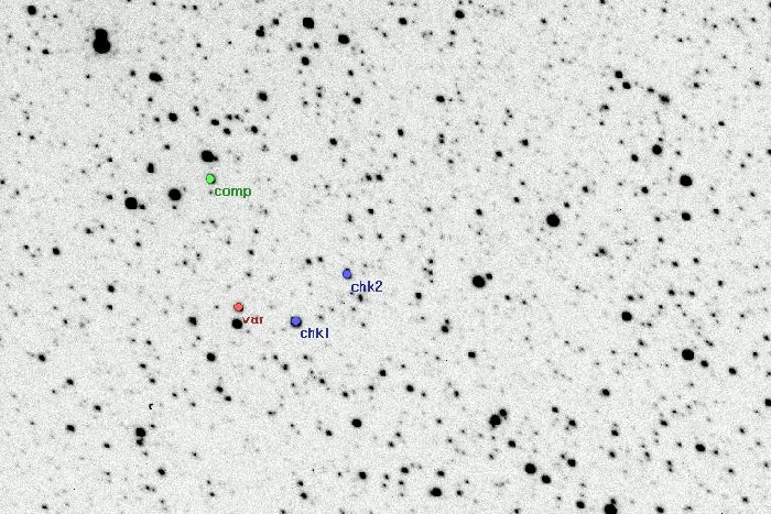 Mapka - DK Cyg, JD 2454317.35145