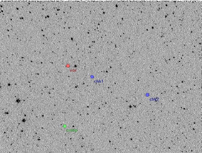Mapka - DK Cyg, JD 2454328.31987