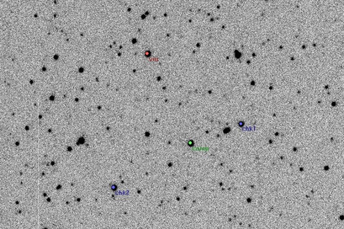 Mapka - BL And, JD 2454368.41093