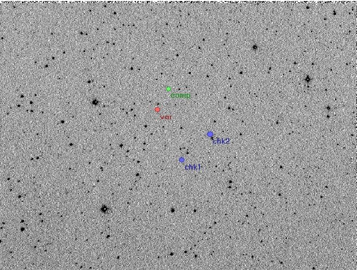 Mapka - V0563 Lyr, JD 2454390.22560