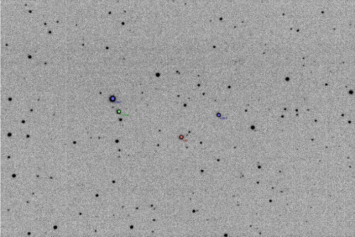 Mapka - AM CMi, JD 2455601.22704