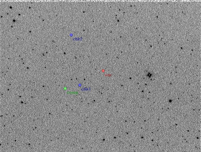 Mapka - LN Dra, JD 2454745.23521