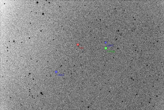 Mapka - EW Ori, JD 2454763.44434